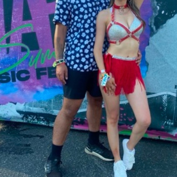 Luxe Crystal Diamond Sparkly Classic Glam Bling Wireless Bra Top All Sizes New - Picture 14 of 15